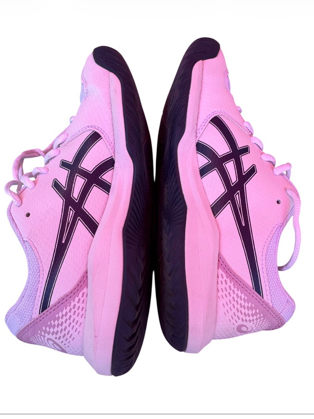 Asics Pink & Black Women’s Athletic Sneakers